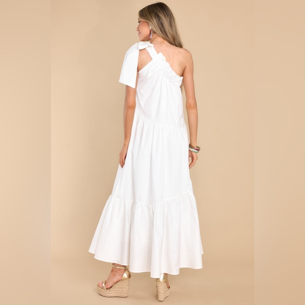 Petal & pup off the shoulder one shoulder maxi dress nwot - Picture 5 of 6